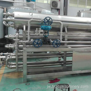 Sterilizer Jus Susu Susu Susu Industri Otomatis